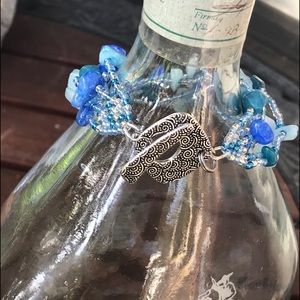 Blue Skies 🖐 Handmade Beaded Bracelet